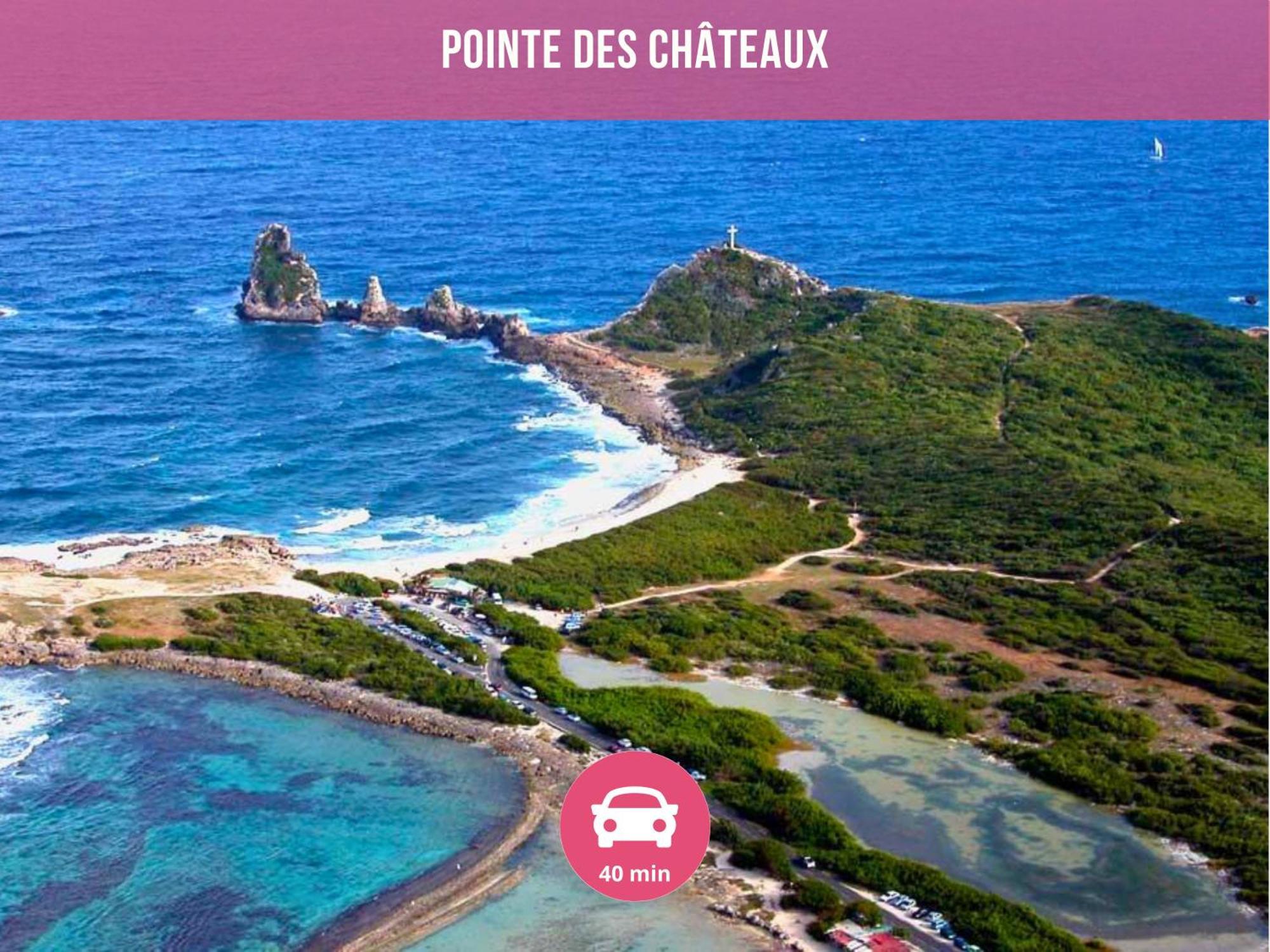 Le Sable Bleu - Evasion Tropicale A Sainte-Anne - Plage 5Min - Piscine - Parking - Logement Climatise - Vue Sur Les Palmiers - Parfait Pour Sejours En Famille Ou Entre Amis Eksteriør billede