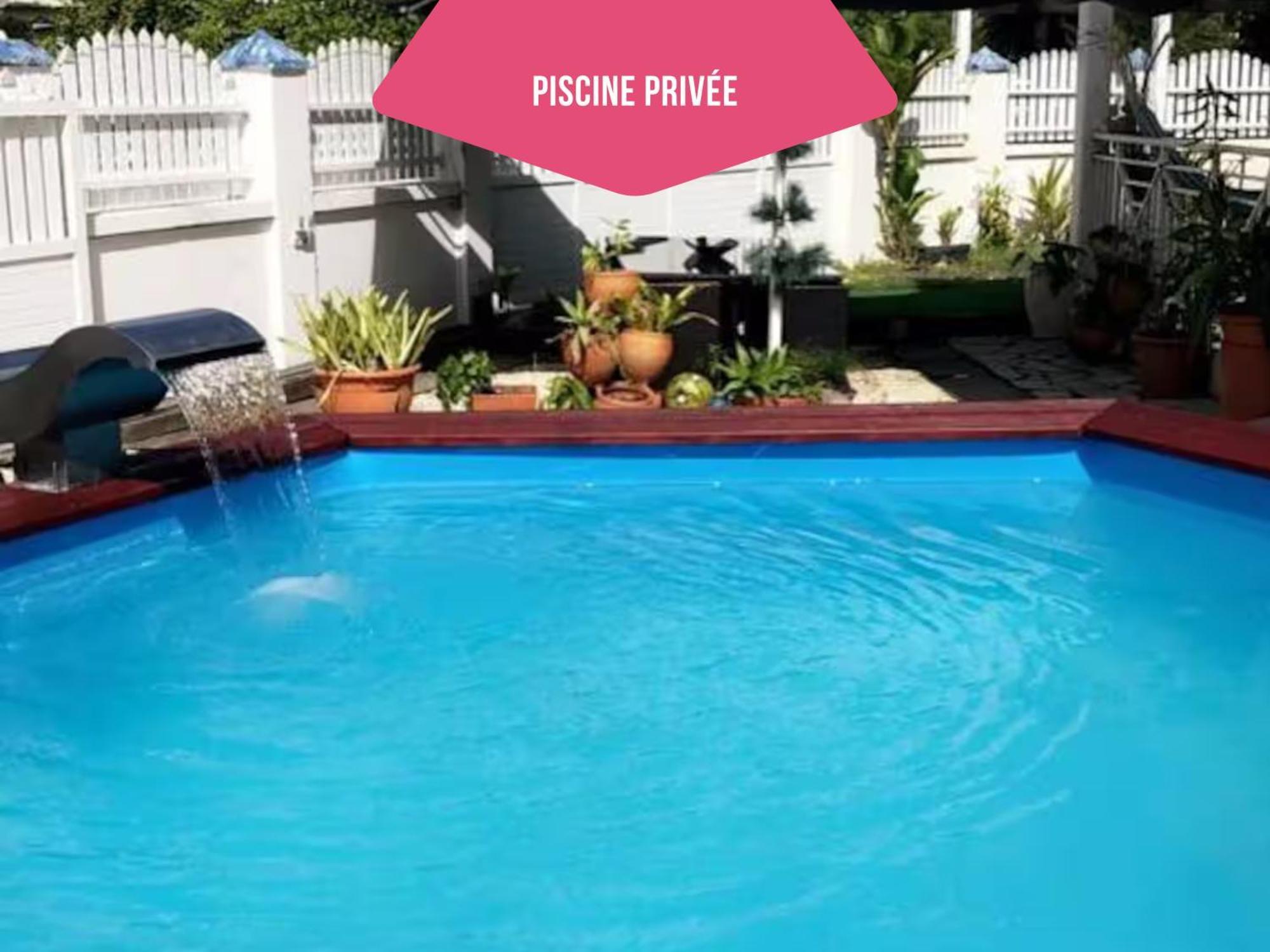 Le Sable Bleu - Evasion Tropicale A Sainte-Anne - Plage 5Min - Piscine - Parking - Logement Climatise - Vue Sur Les Palmiers - Parfait Pour Sejours En Famille Ou Entre Amis Eksteriør billede